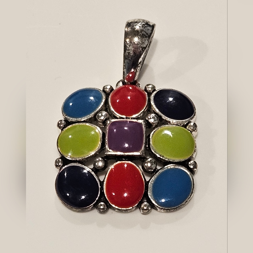 Chima enamel pendant